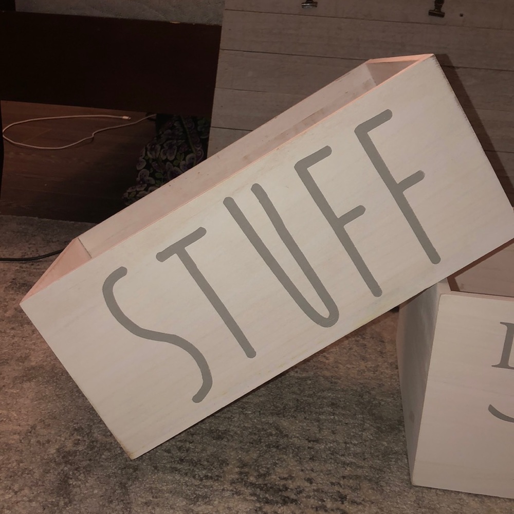 Cute dorm storage bins!